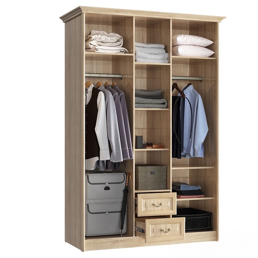 Шкаф 3-х створчатый (дуб сонома) ЯН-05